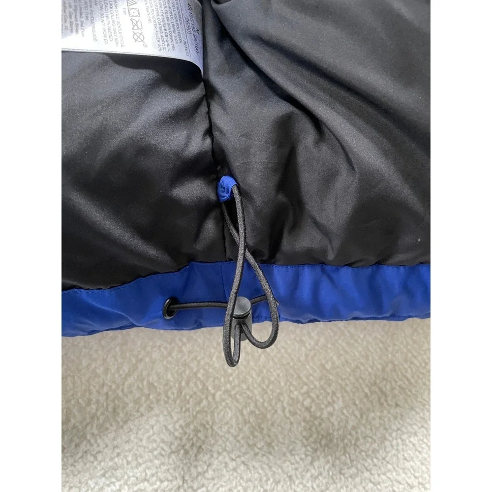 Banana Republic Puffer Jacket Mens Medium Blue‎ Down Water Resistant 461042 Gorp